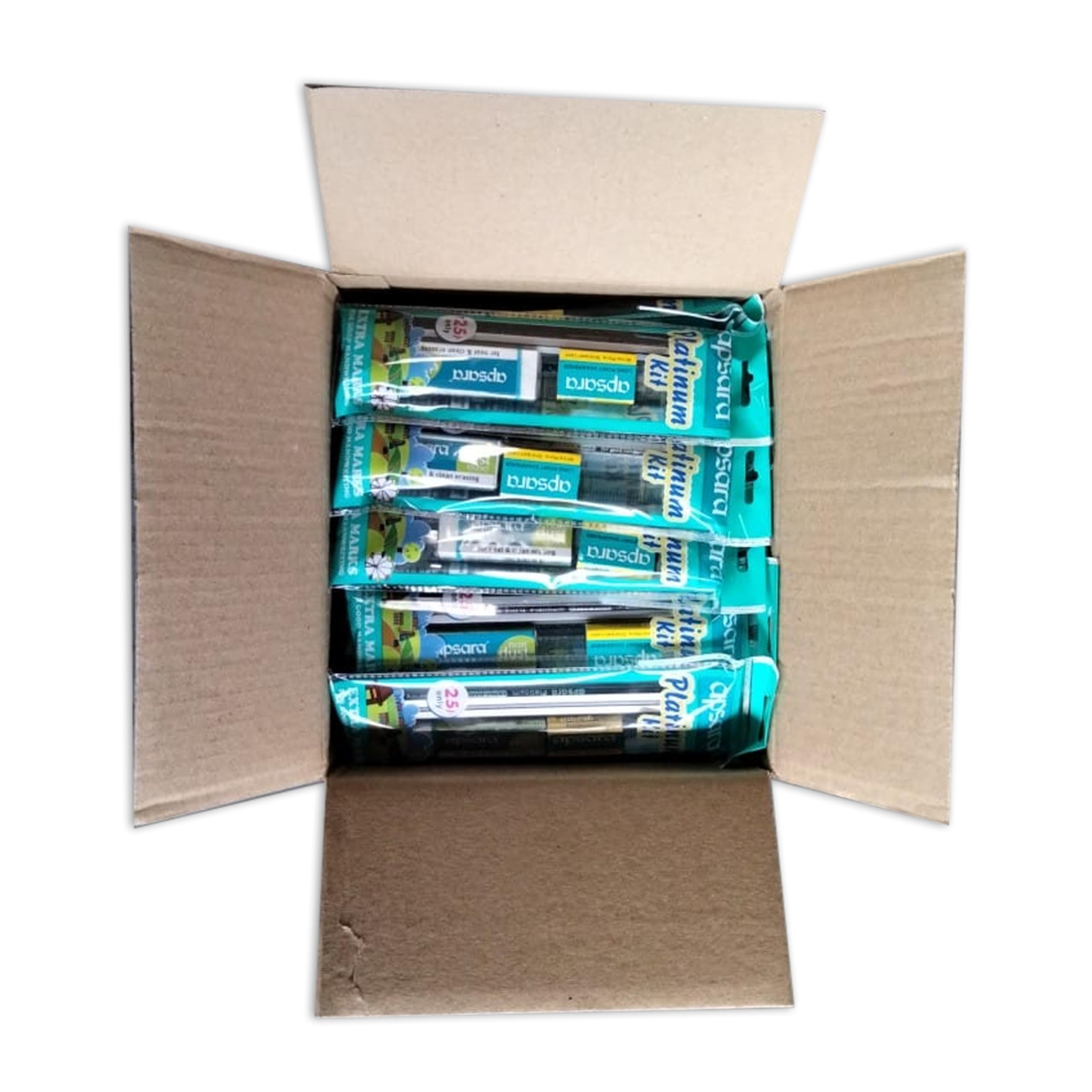 Apsara Platinum Kit | Attractive Stationery Kit | Stationery Kit Ideal for Gifting | Includes Pencils, Sharpener, Eraser, Scale | Use For School,College Student & Professionals | Pack of 20 - Image 8 thumbnail