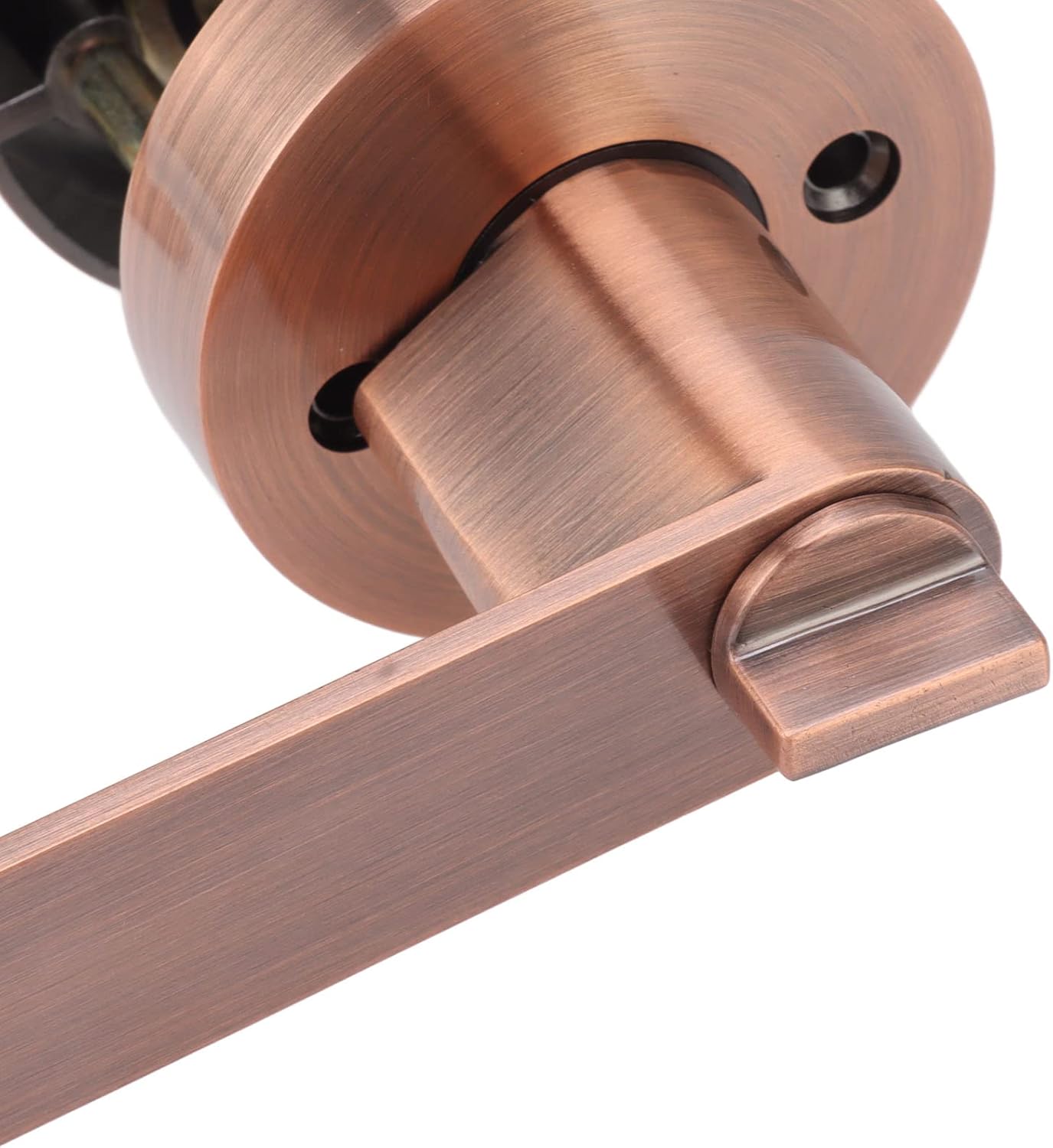 Door Entry Handle Door Entry Lever Passage Door Lever Passage Door Lever Set Aluminum Alloy Door Entry Lever Lock for Hallway Closet