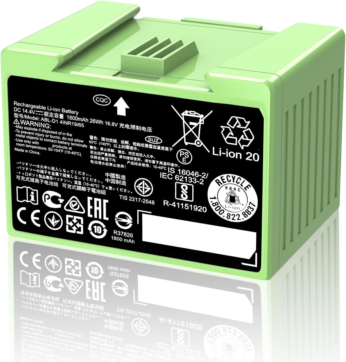 ABL-D1 Battery for iRobot Roomba i7 i7+ j7 j7+ j9 7158 7550 e5 e6 and i4 i4+ i8 i8+ Replacement Lithium Ion Battery for Roomba i and e and j Series (Not Compatible with Roomba Combo Series)