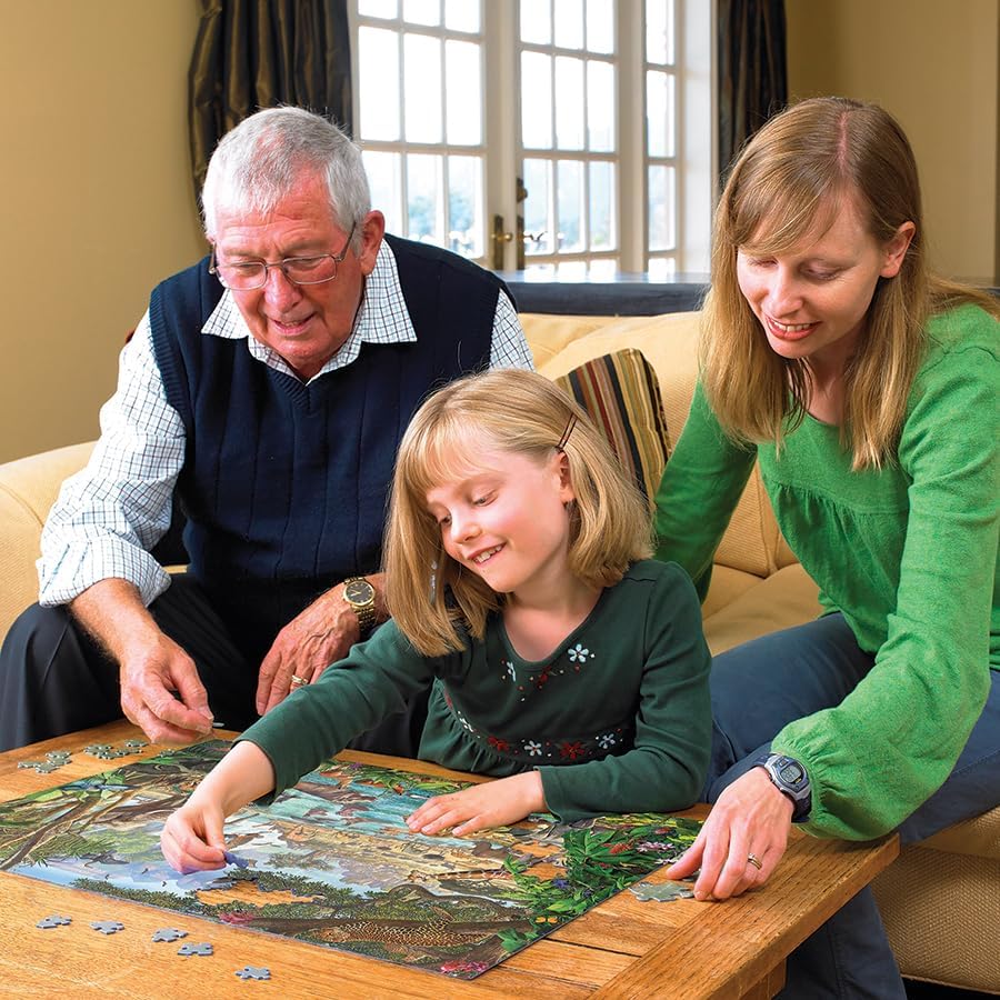 Cobble Hill Family Piece's 350 Puzzle -River of Life - Sample Poster Included