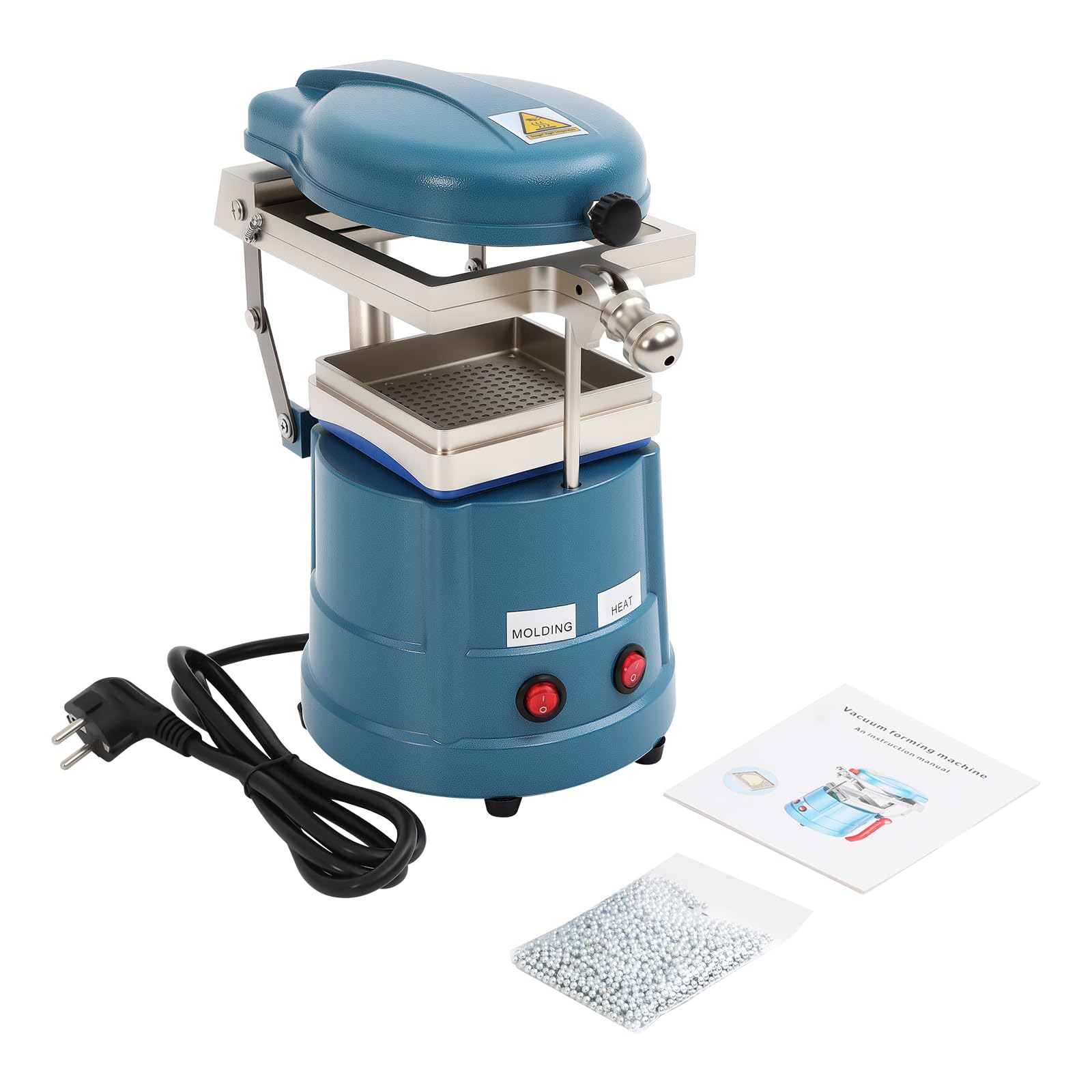 Dental Vacuum Forming Machine, Laboratorio Dental Laboratorio Dental Forming Modellatore Vacuum Forming Machine, Materiale regolabile per sollecitazioni pesanti, 1000 W