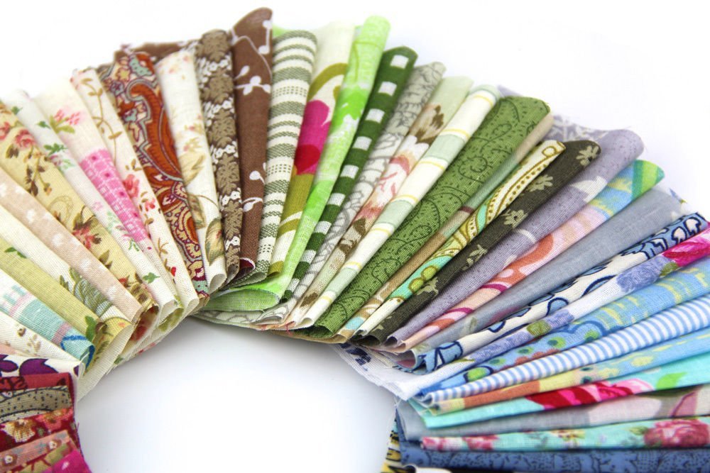 RayLineDo 30pcs 10 * 10cm Fabric Patchwork Craft Cotton Material Batiks Mixed Squares Bundle - Image 2