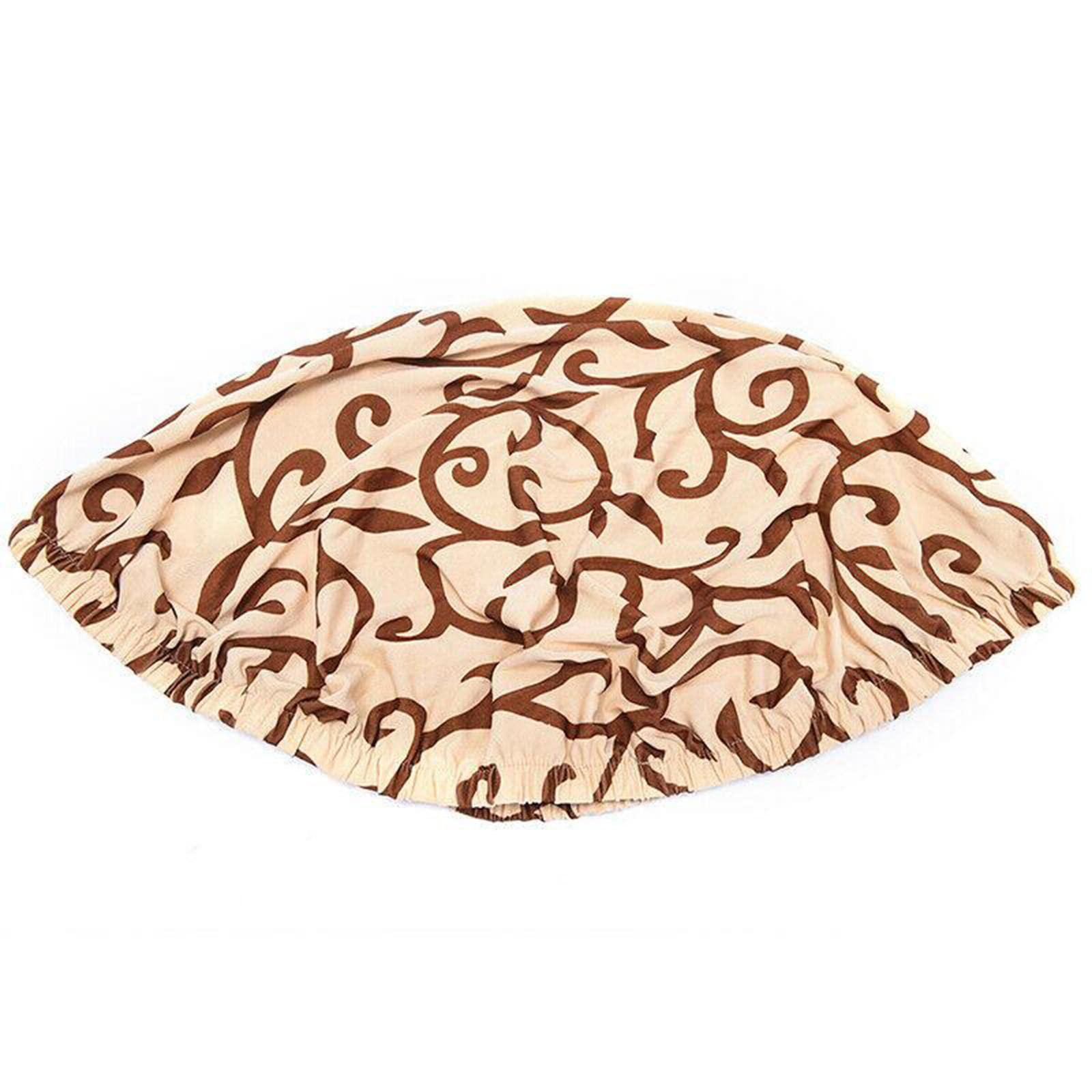 Indoor Outdoor Patio Round Fitted Tablecloth,Elastic Edge Waterproof Cover Coffee 120cm-image-46