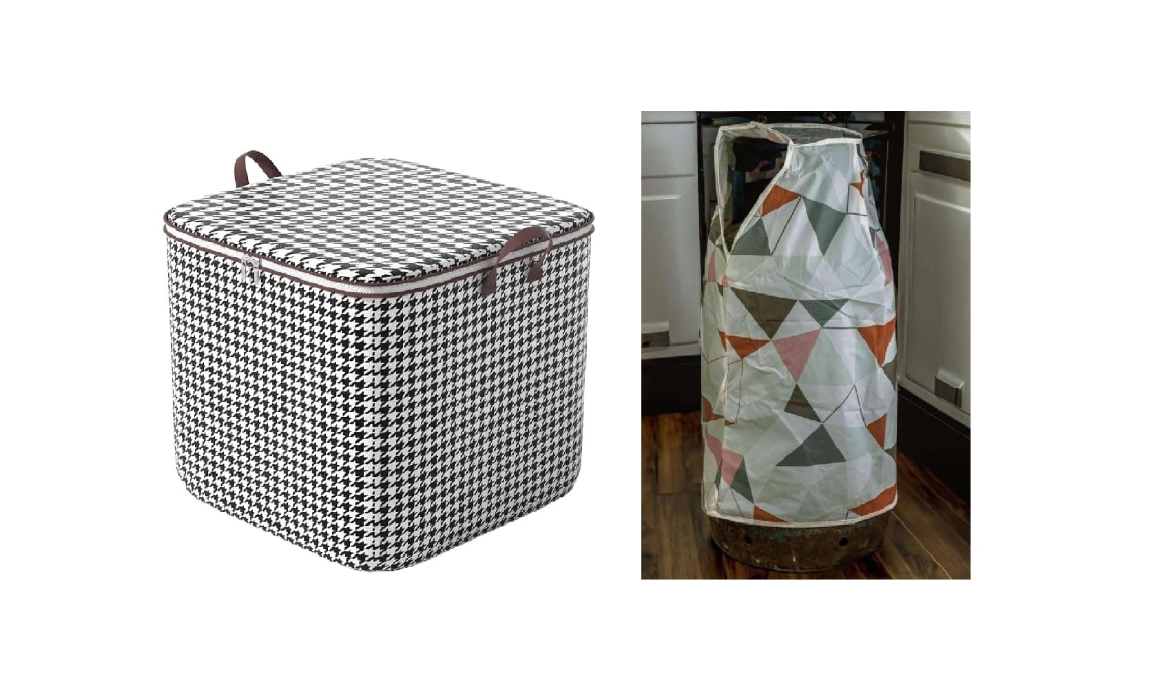 M.F.H 180L Large Storage Bags Waterproof Clothes Storage Bag Foldable Wardrobe Toy Storage Box AND LPG PVC Gas Cylinder Cover 57 x 33 x 20 (CM Approx) Random Colour (Pack of 2) COMBO-image-47