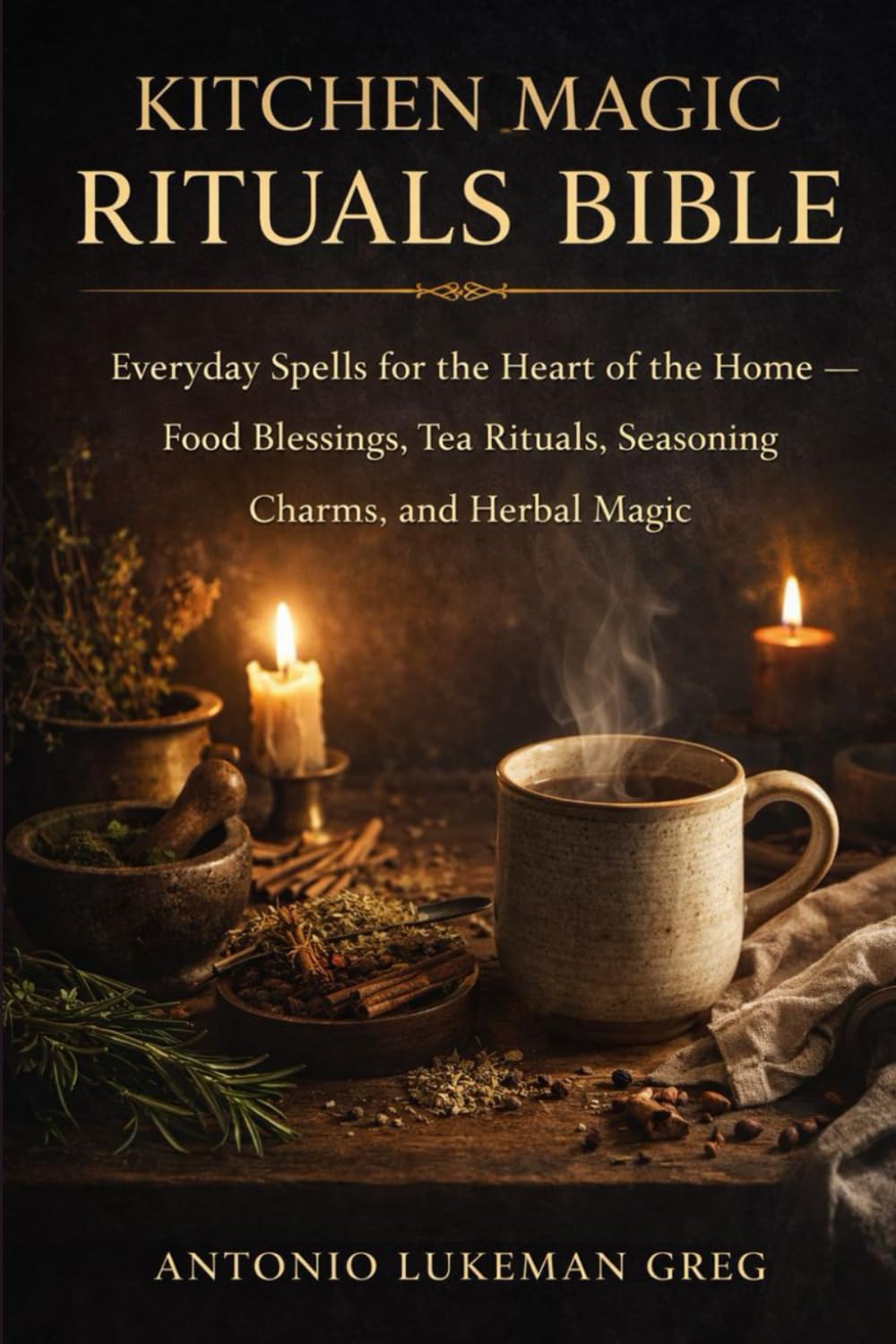 KITCHEN MAGIC RITUALS BIBLE: Everyday Spells for the Heart of the Home — Food Blessings, Tea Rituals, Seasoning Charms, and Herbal Magic