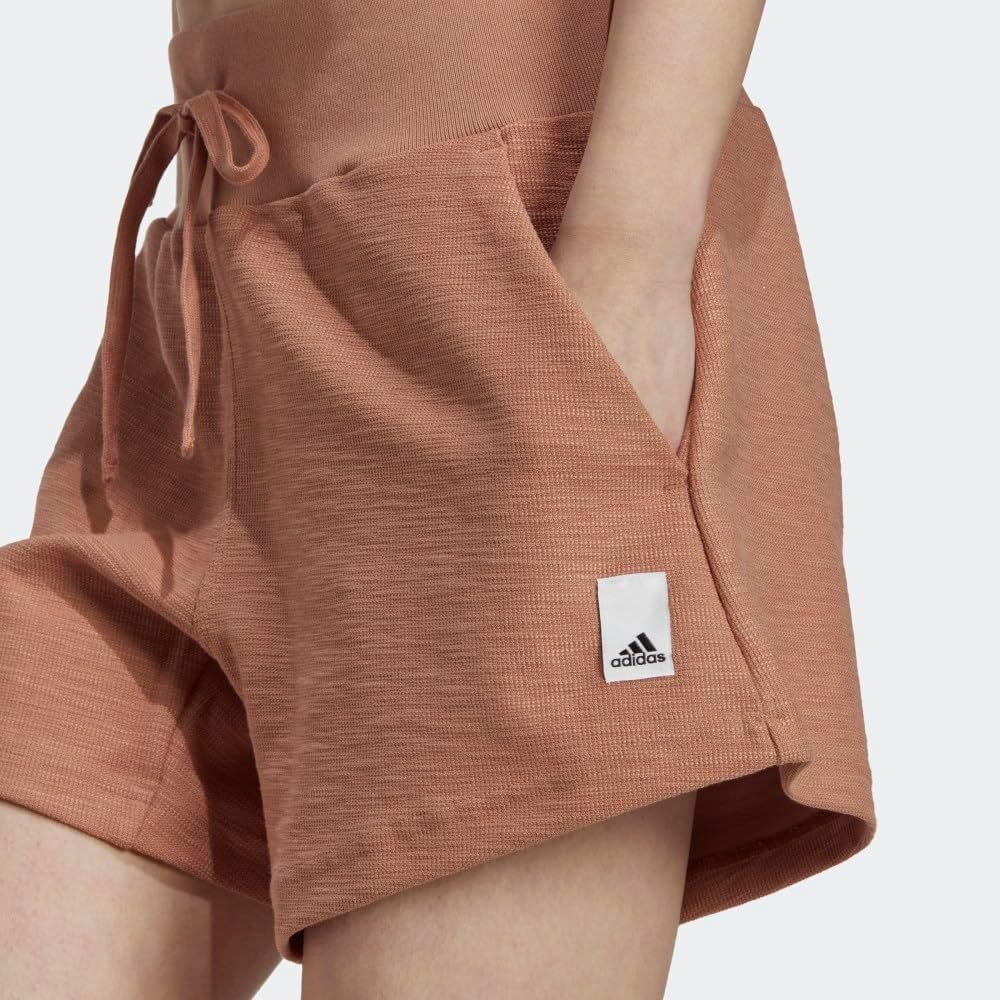 adidas Womens Lounge Terry Loop Shorts - Image 8