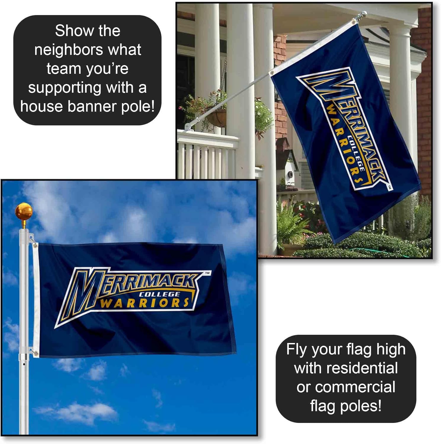 Merrimack College Flag - Image 3