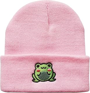 Winter hat Frog Hat Beanies Bonnet Hats for Women Men Beanie Chapeau Femme Cap (Color : 4, Size : 55-60CM)