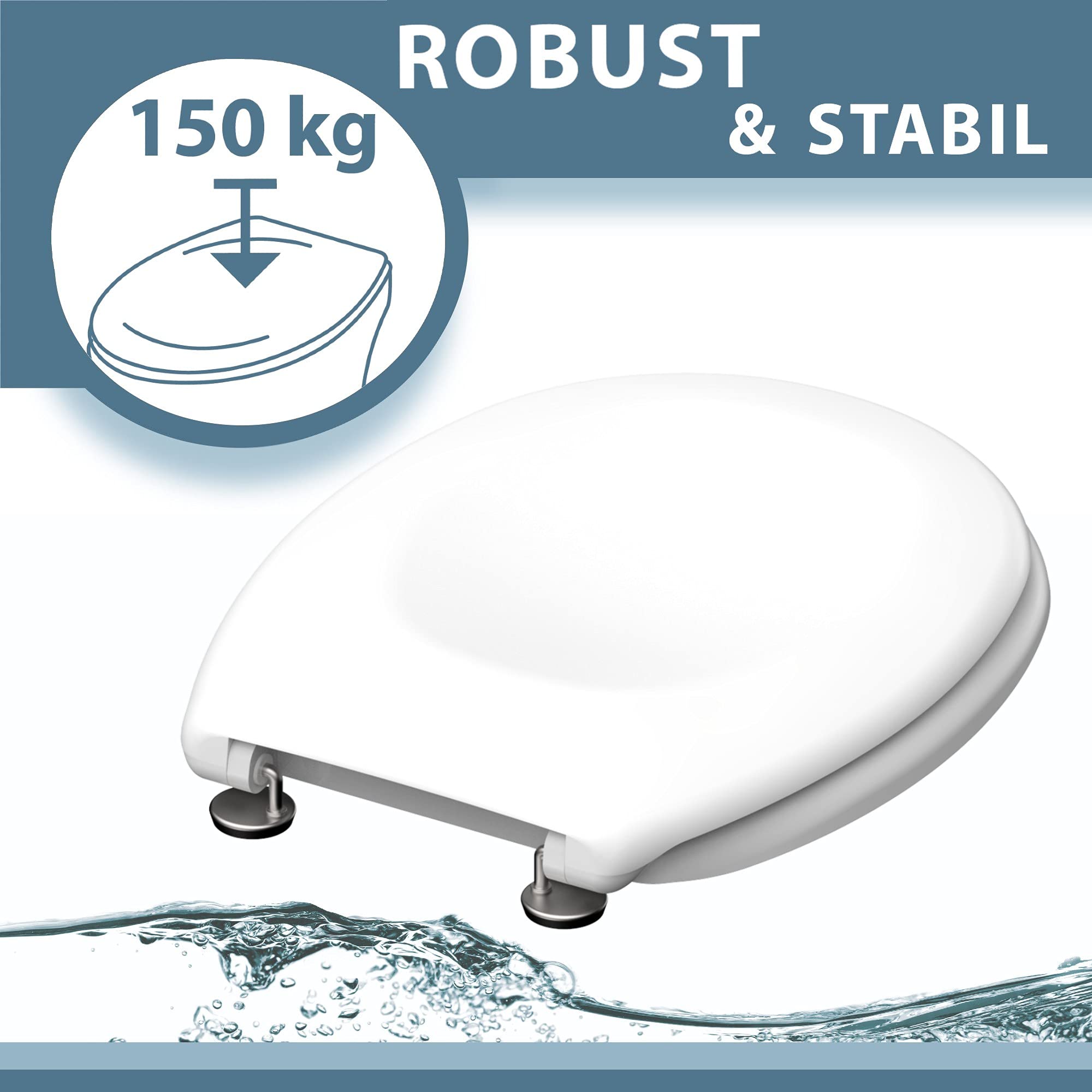 SCHÜTTE 82000 Duropl. Sedile WC bianco