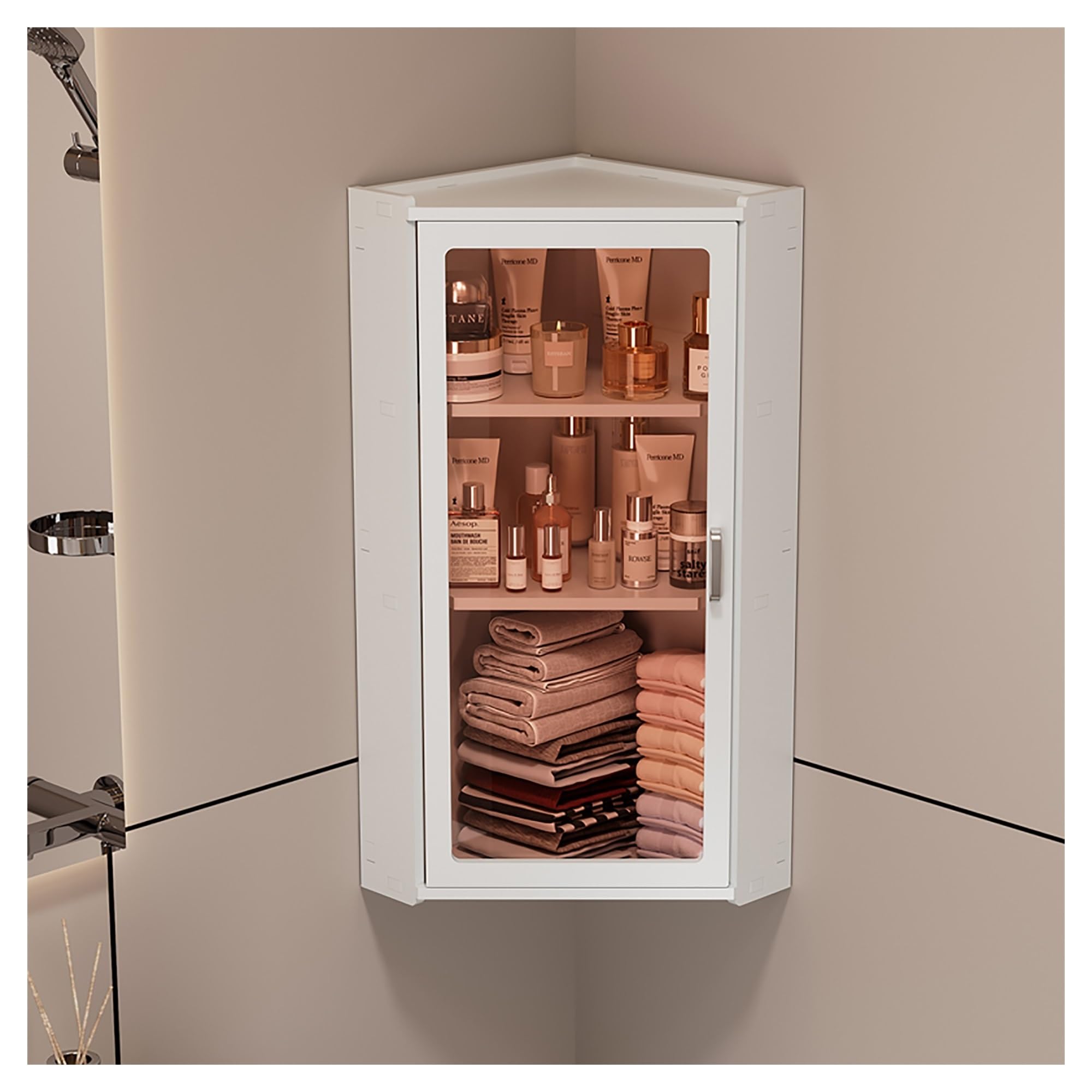 Armoire à pharmacie murale de 35 cm pour désencombrer les petites salles de bain