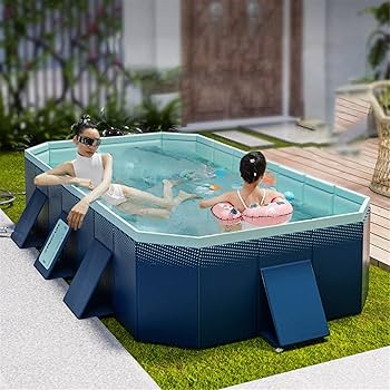 家庭用　ベランダ　バルコニー　庭　ビニールプール　2023非膨張式プール Amazon.co.jp: DoubleTT 2023新品 非膨張式プール プール