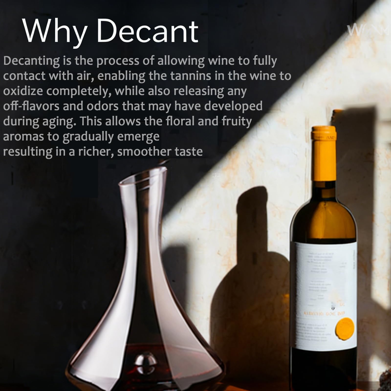 Décanteur électrique pour aérateur de vin, fonctionnement en un clic, filtre en acier inoxydable, éclairage ambiant, idéal pour bars, restaurants et réunions de famille