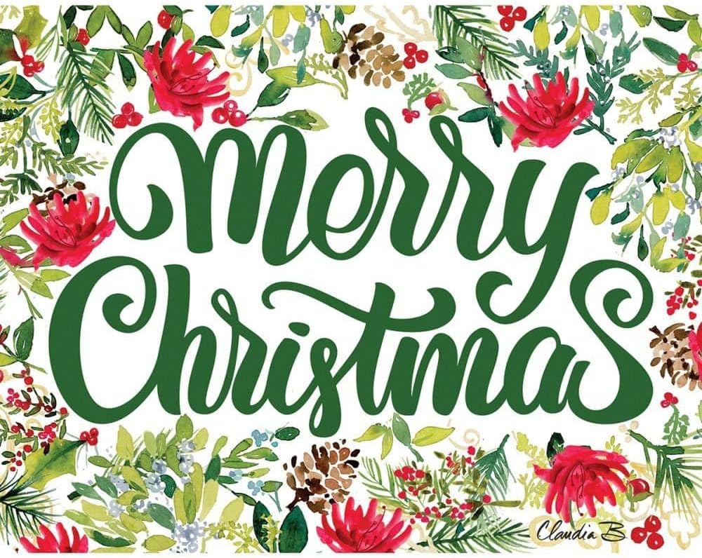 LANG Christmas Greens Boxed Christmas Cards (1004882) - 18 Greeting Cards with Envelopes