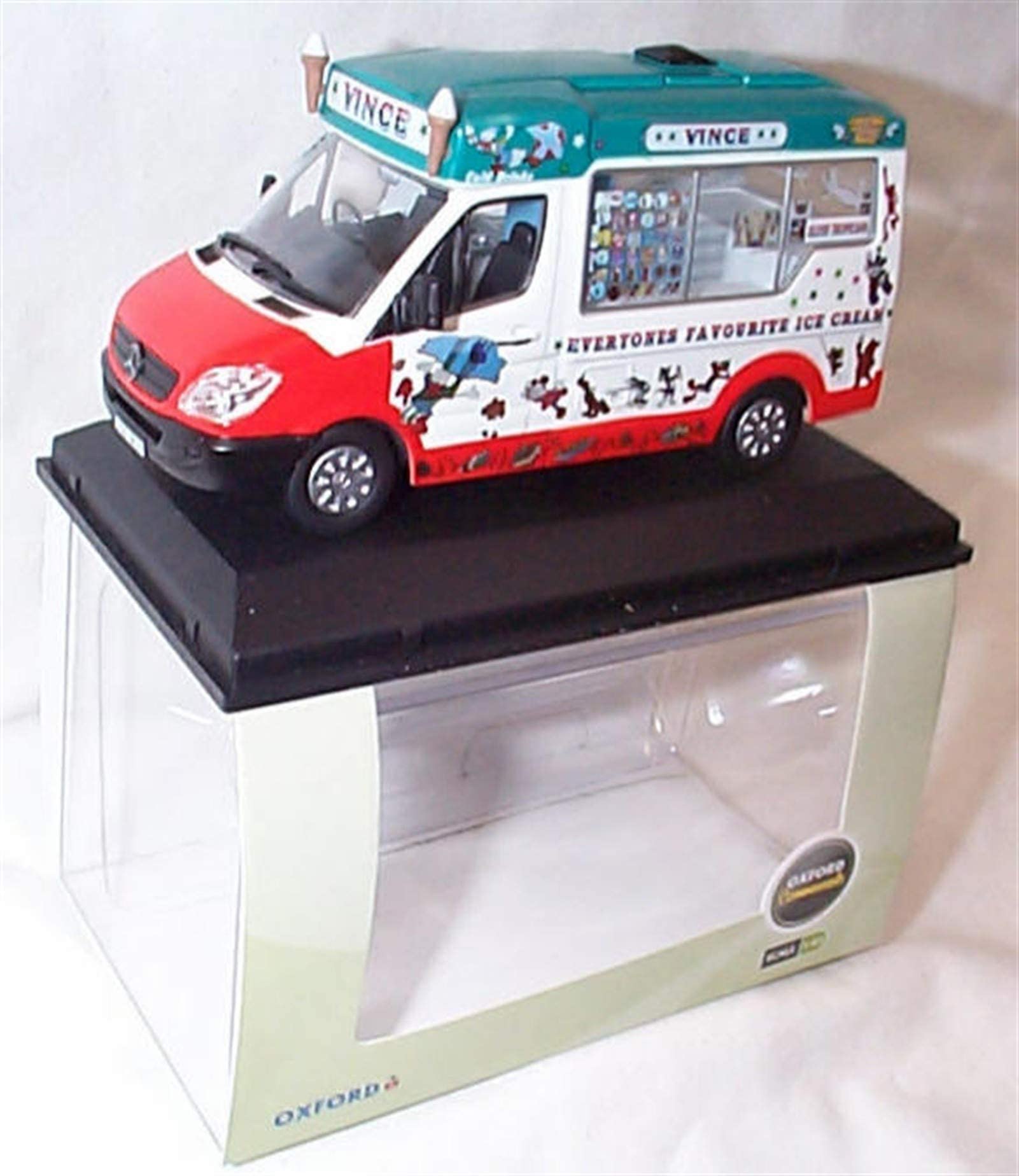 oxford whitby mondial vinces ice cream van 1:43 scale diecast model (WM005-2022-02)