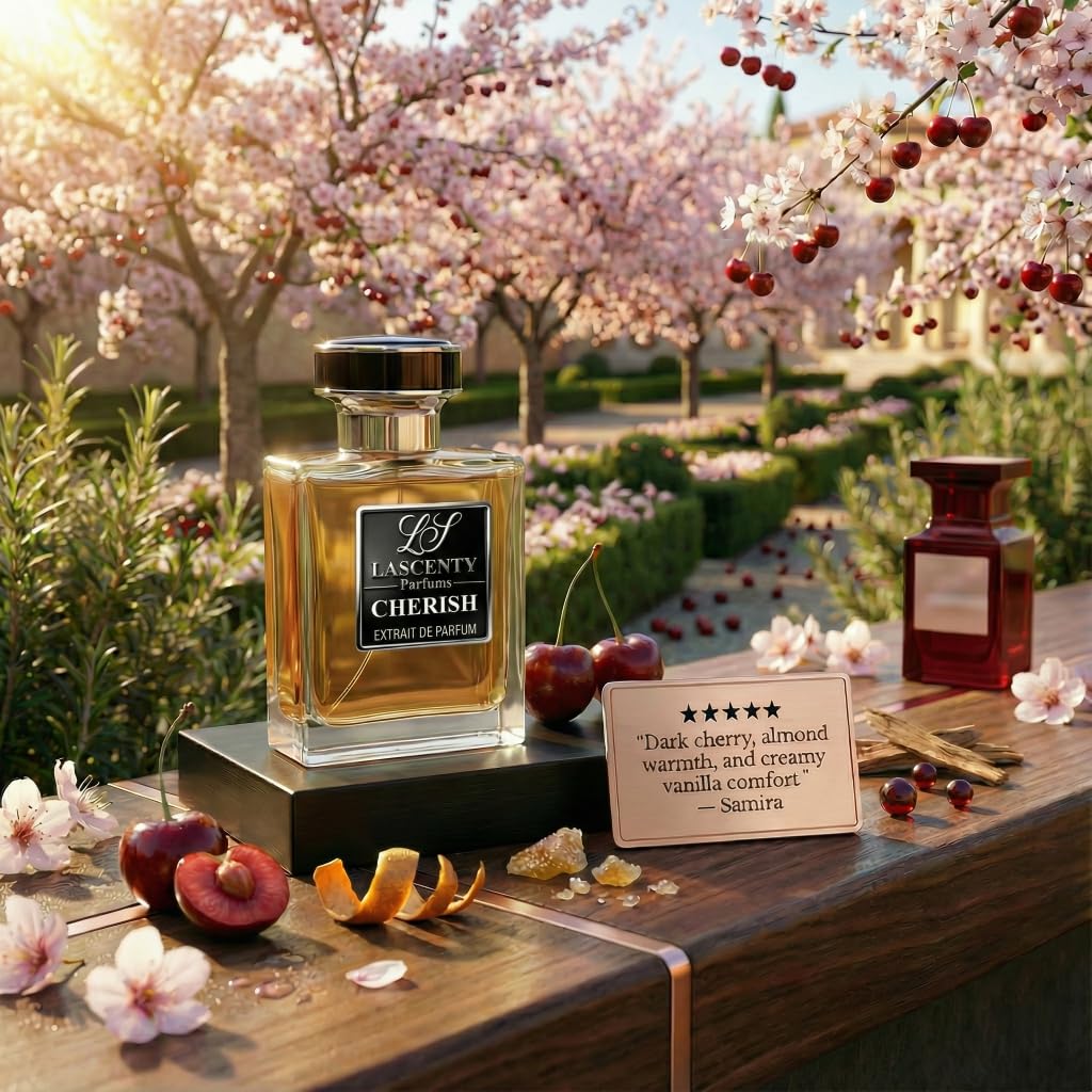 CHERISH Inspired by T.F. Lost Cherry Perfume for Women and Cologne for Men (50ml) | Extrait de Parfum | Long-Lasting Gourmand Fruity Floral Scent | Bold and Seductive Unisex Fragrance - Image 7