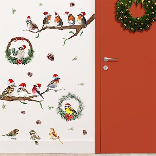 Miniatura 8 de Calcomanías de pared de montaña calcomanías de pared de árbol de montaña calcomanías de pared de animales del bosque calcomanías de pared de