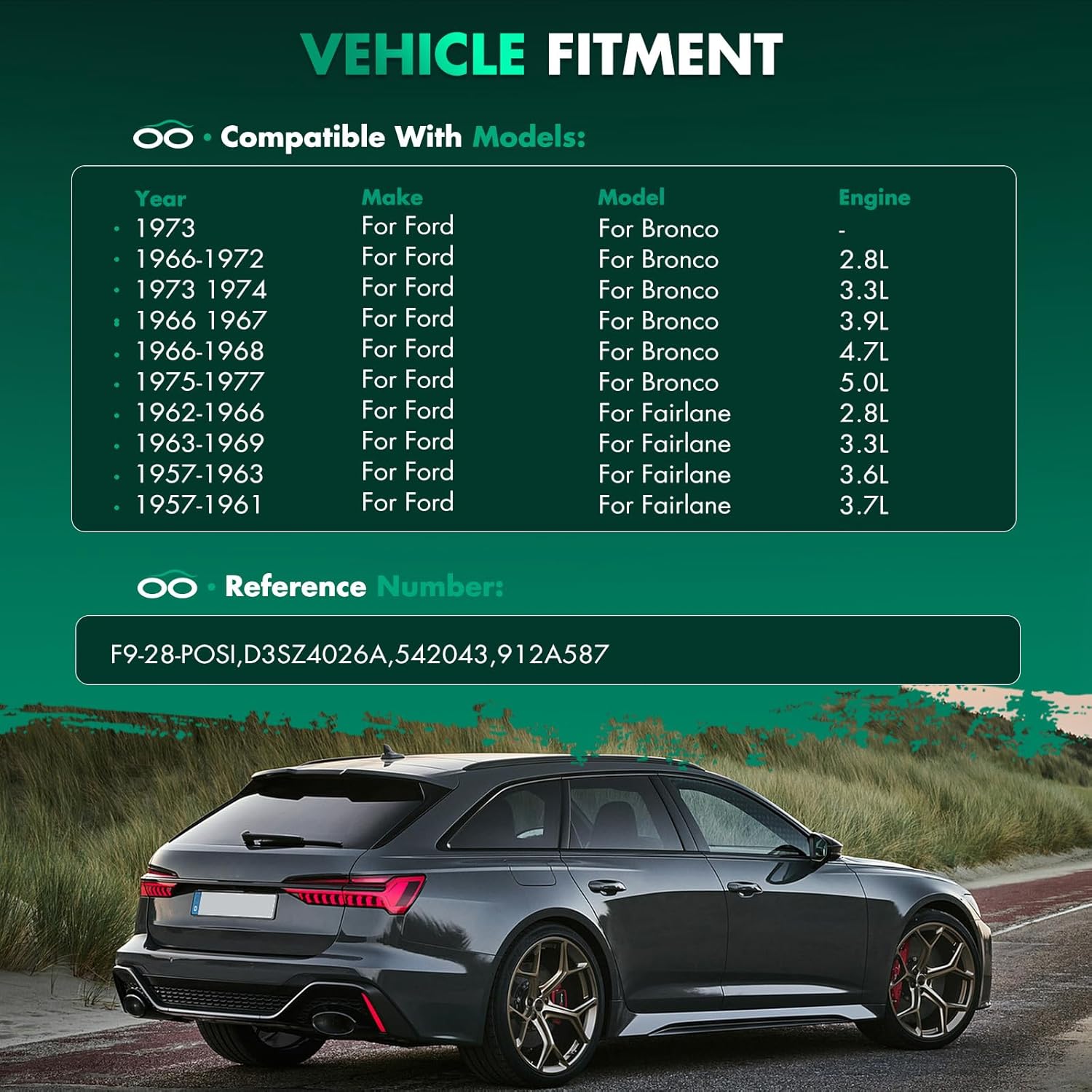 SCITOO F9-28-POSI,D3SZ4026A,542043,912A587 Rear 28 Spline 10-Bolt Traction Limited-Slip Lock for Ford 9" Posi Unit 4-Pinion