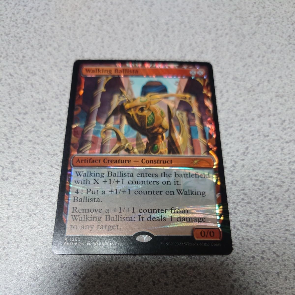 Amazon.co.jp: MTG SLD 歩行バリスタ 英語foil 一枚 Secret Lair 