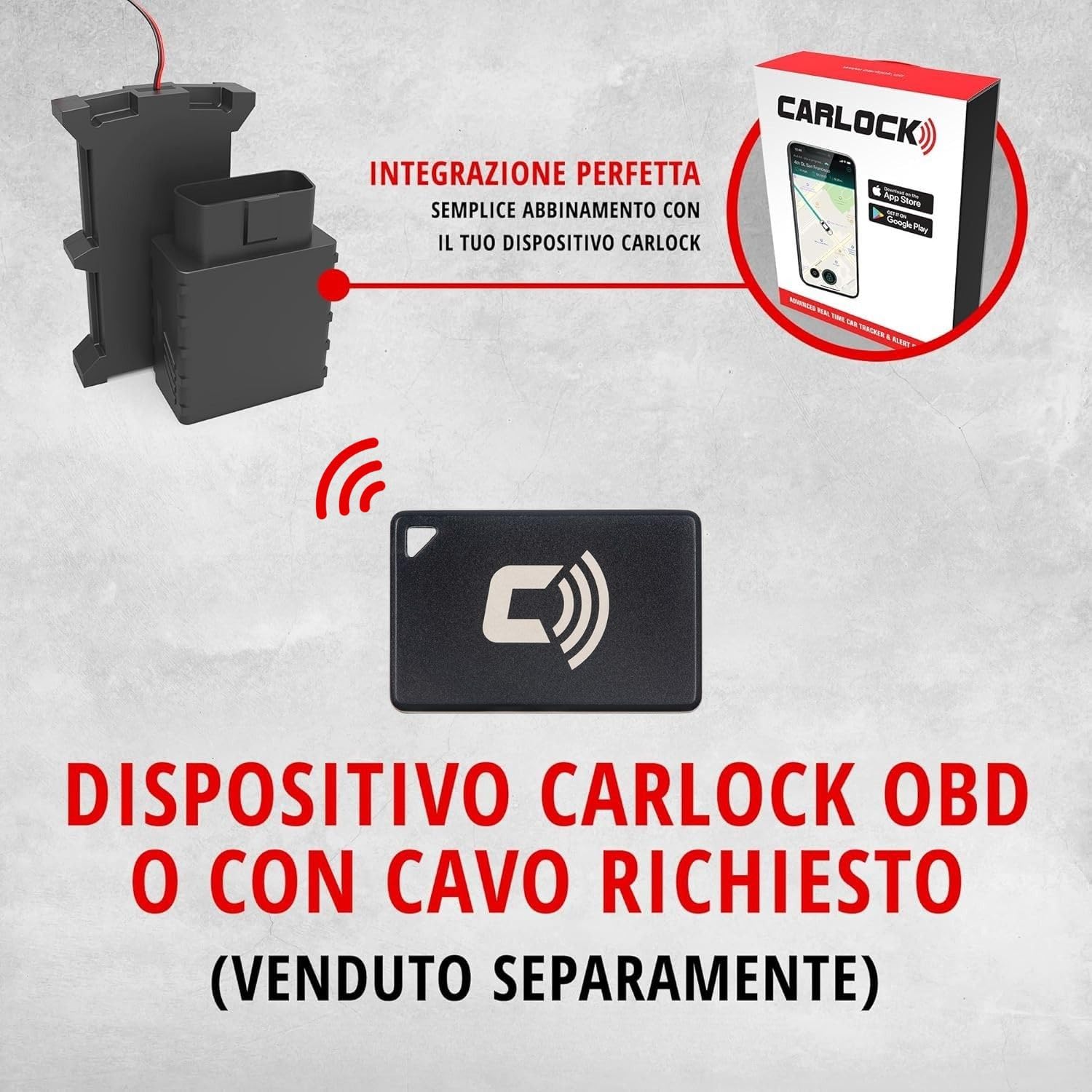 Carlock TAG 2.0 Bluetooth Accessorio Durata Batteria 1 Anno