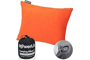 POWERLIX Inflatable Bolster Pillow for Camping and Travel