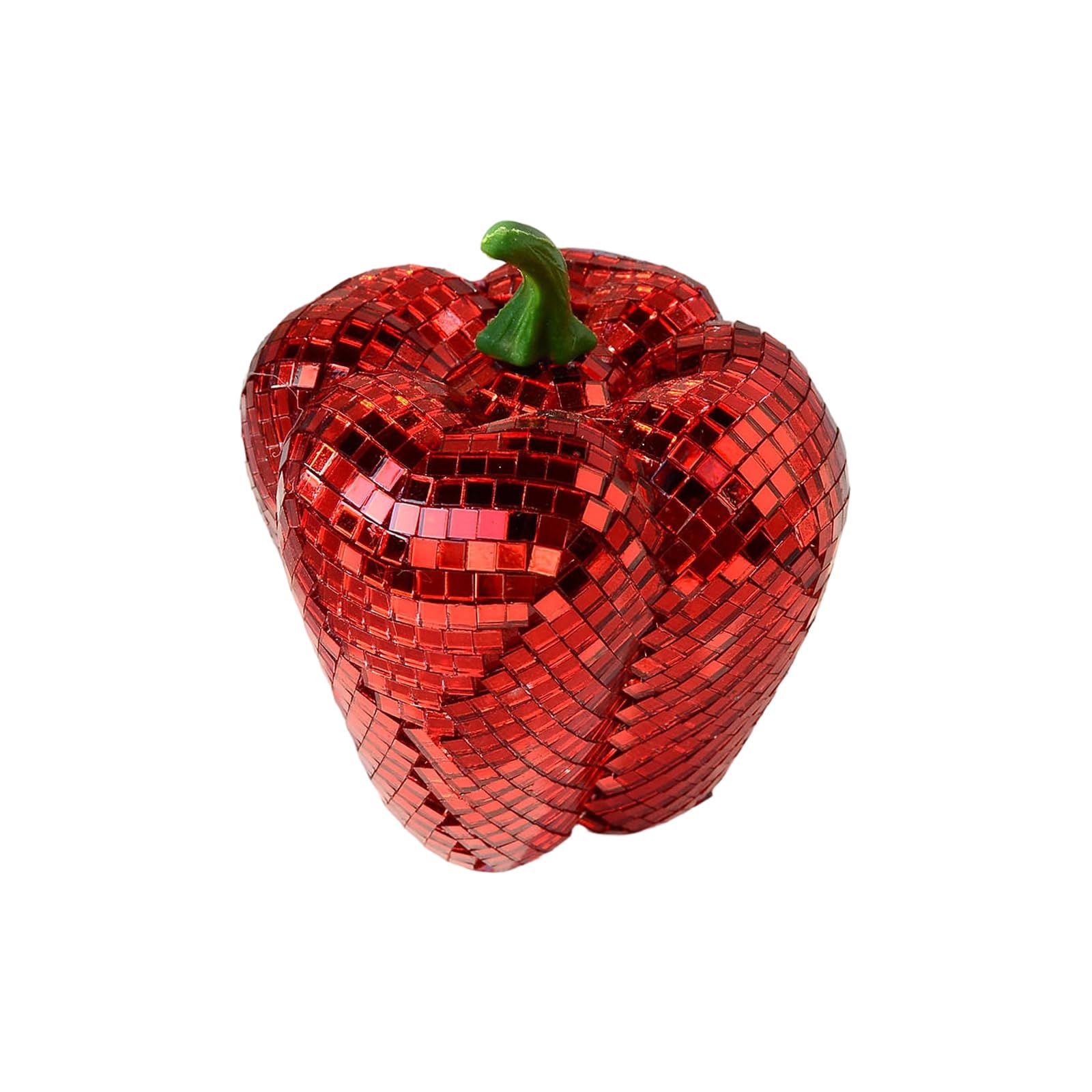 Ball Decors Disco Pear/Tomato/Carrot/Pepper for Table Centerpieces Light Reflectings Discos Ball Home Decors Mirrored Disco Pear