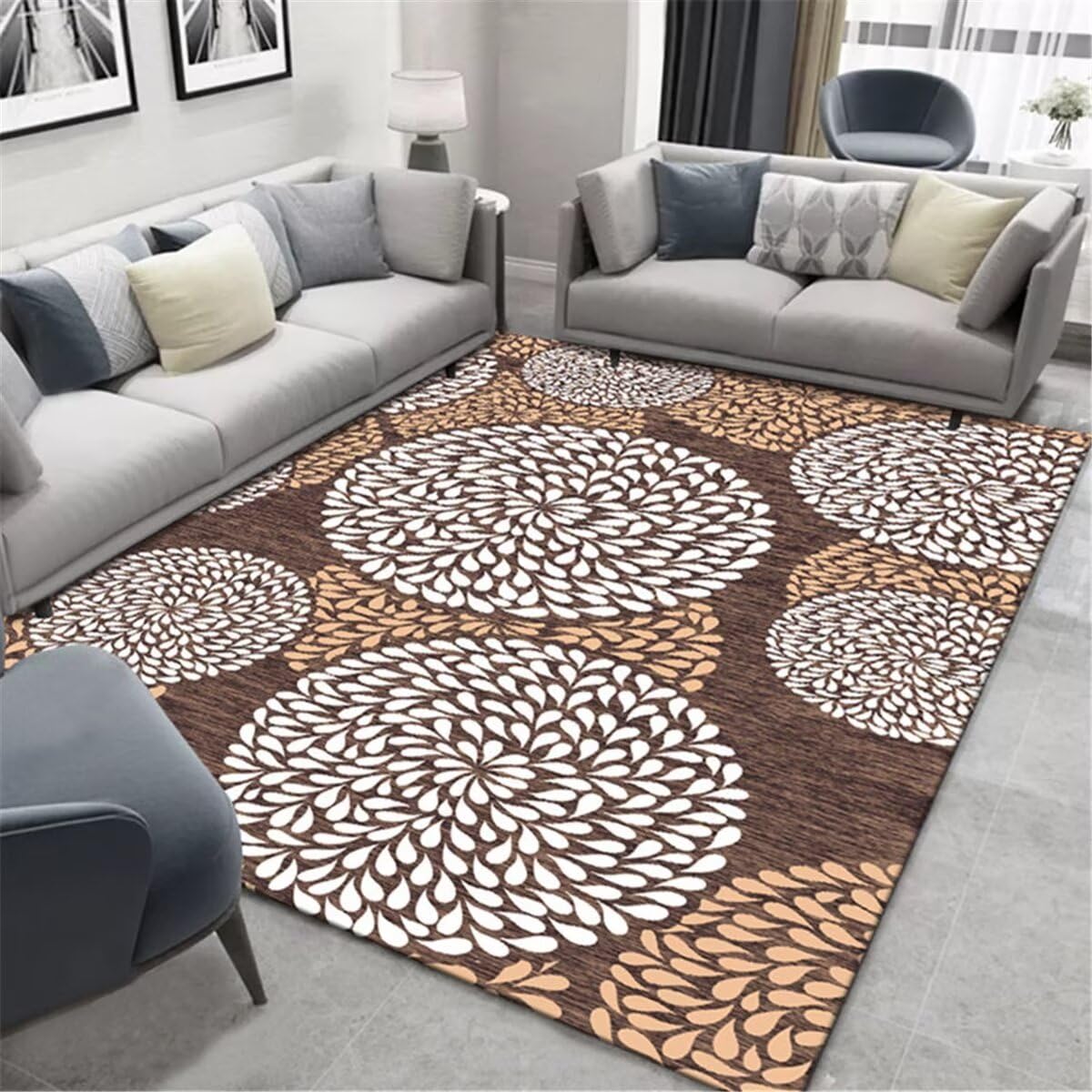 Tapis de salon décoratif enfant 140x200cm pour chambre complète fille