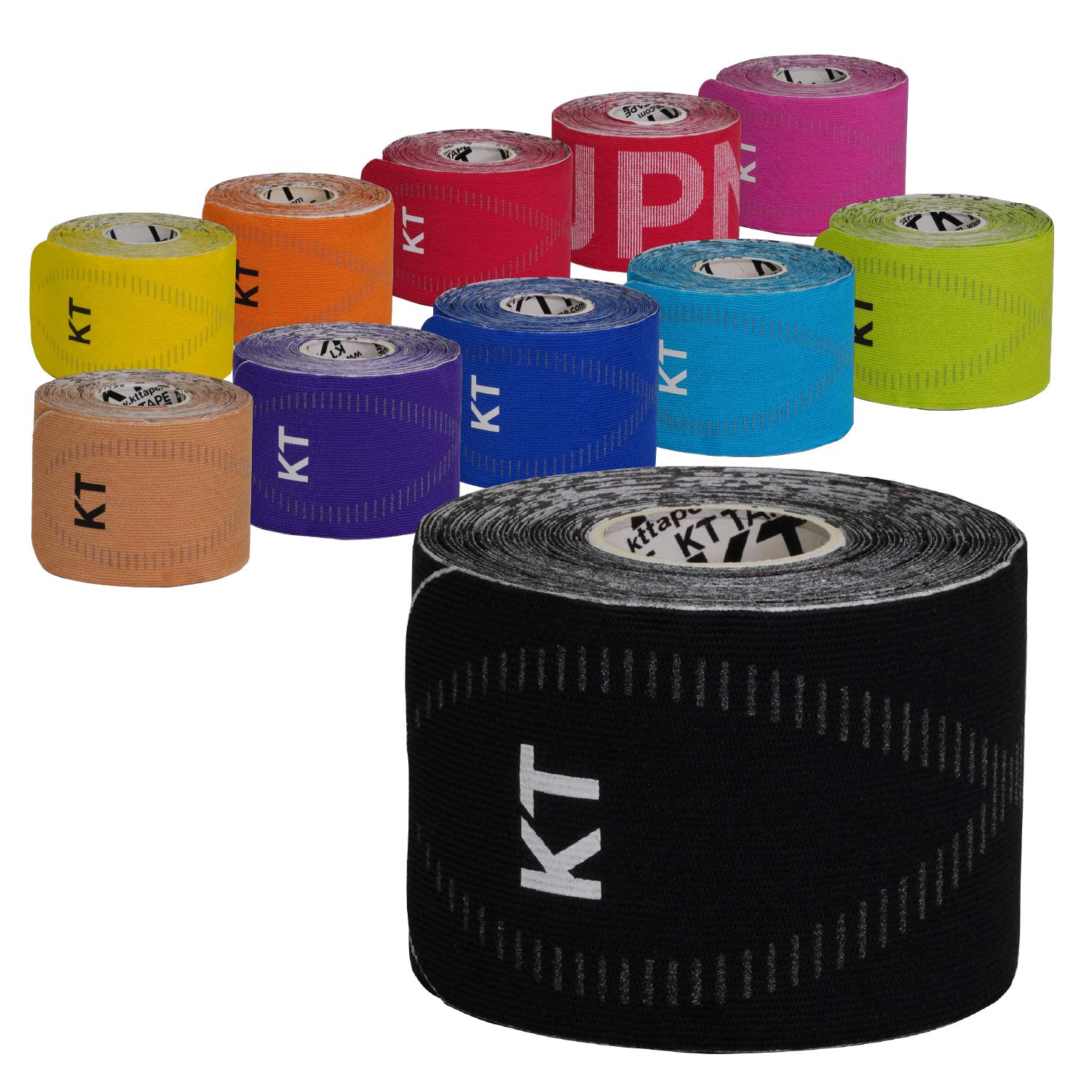 KTテープ(KT Tape) キネシオロジーテープ PRO20 (プロ) プレカット(5cm×25cm) 20枚入 ハサミ不要 全部位対応 フリーサイズ はがれにくい 汗・水に強い 強粘着 肌にやさしい