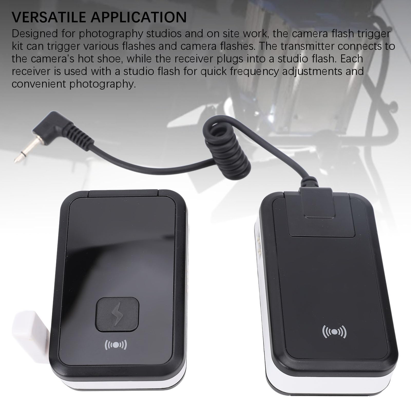 Generic Kit de Disparador de Flash para Cámara Inalámbrica, Respuesta Rápida, Multifuncional, para Fotografía de Retratos y Paisajes