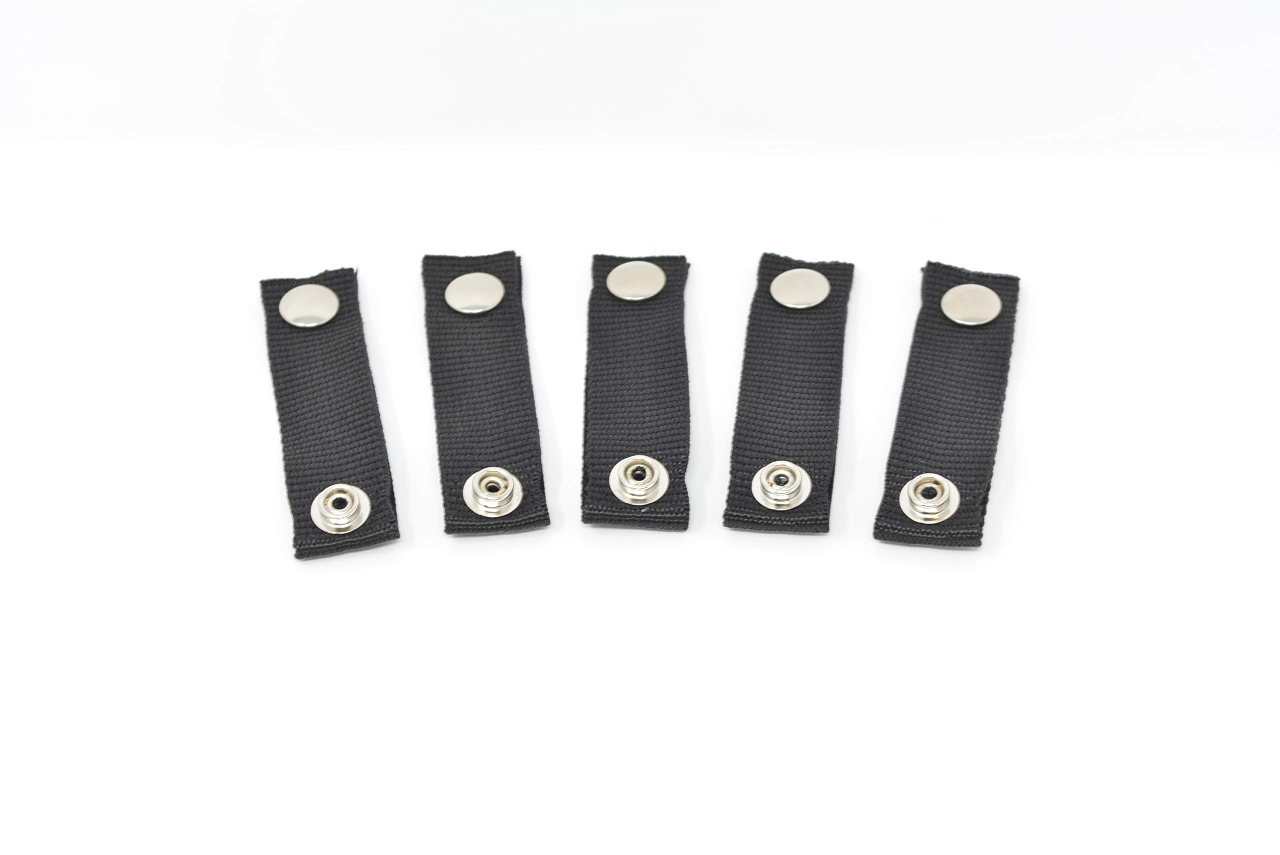 Sero InnovationBoat Cover Snap Extender - Black - Extension Size, 3" - Built in Finger Loops. Extend The Life of Your Boat top Canvas! 5 Pack