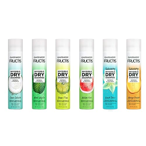 Miniatura 4 de Garnier Haircare Fructis Style Texturizing Invisible Dry Shampoo Beach Tonic alimentado por almidón de arroz para absorber instantáneamente el