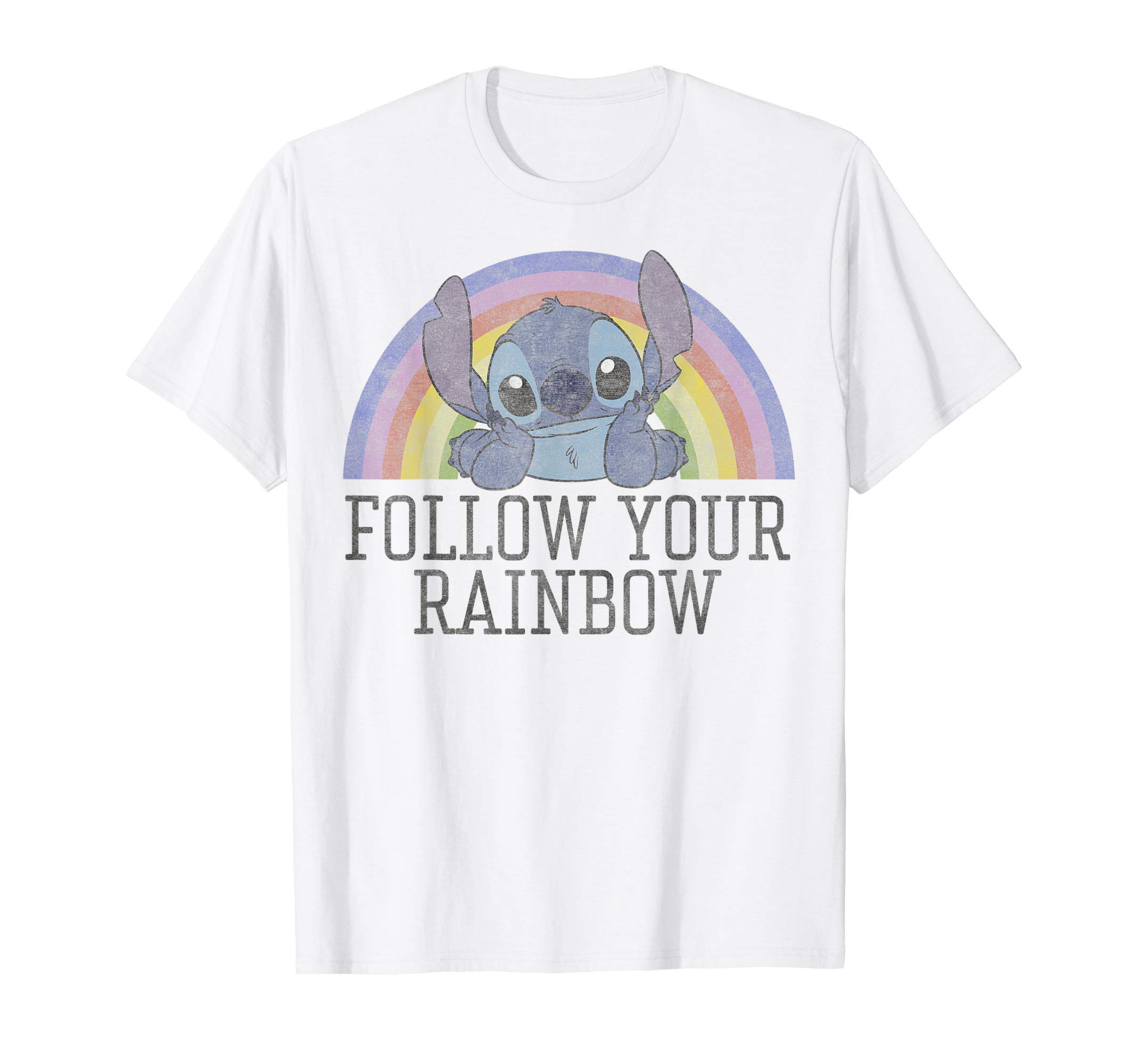 DisneyLilo & Stitch Follow Your Rainbow T-Shirt