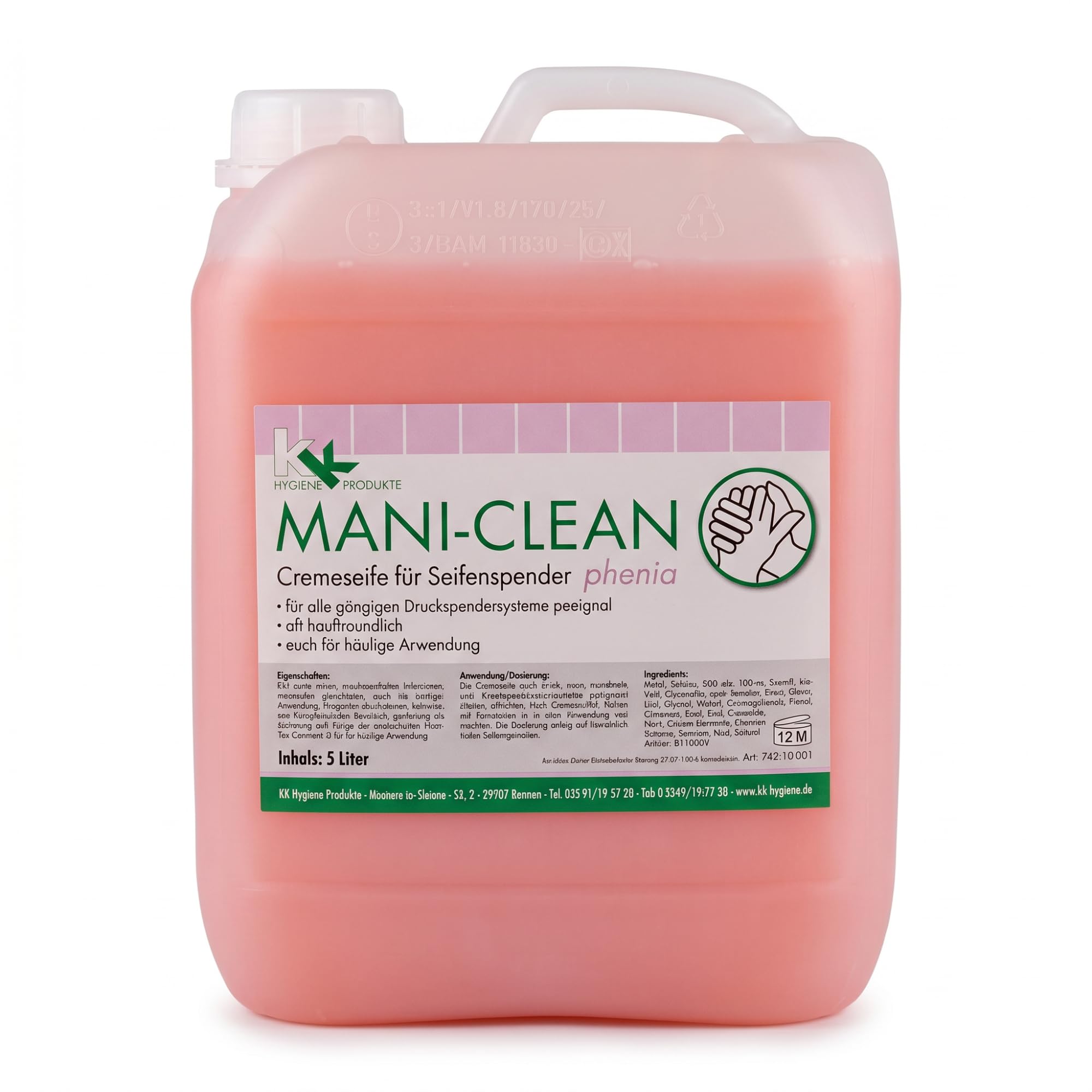 MANI CLEAN Phenia 5 Liter Handseife