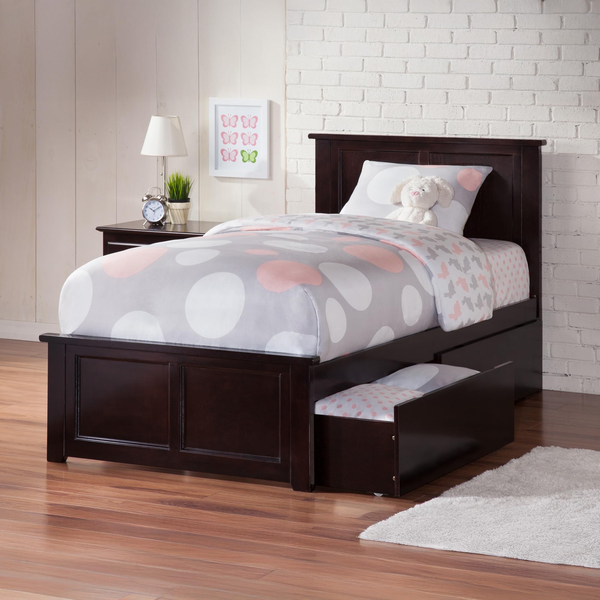 AFI Madison Twin XL Storage Platform Bed