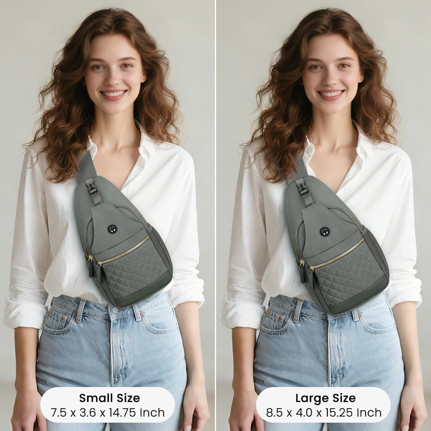 Small Crossbody Purses Bags for Women Men Travel, Chest Sling Bag Women Casual Cross Body Bag for Woman Sling Backpack - Image 3