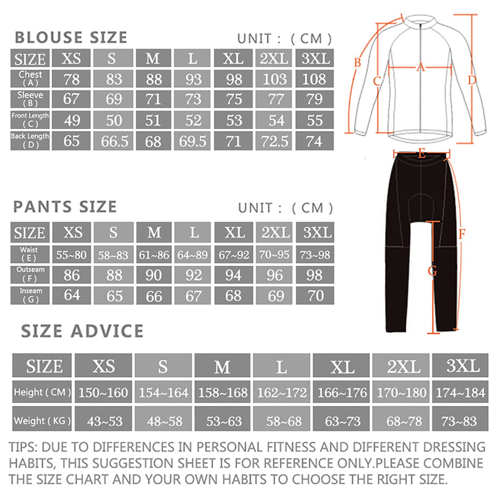 Completo Ciclismo Donna Set Invernale Termico Ciclista Vestiti Maniche Antivento Lunghe Sport Body Tuta Pantaloni Lunghi Bici Traspirante Specialized Ciclismo Asciugatura Rapida MTB XD22