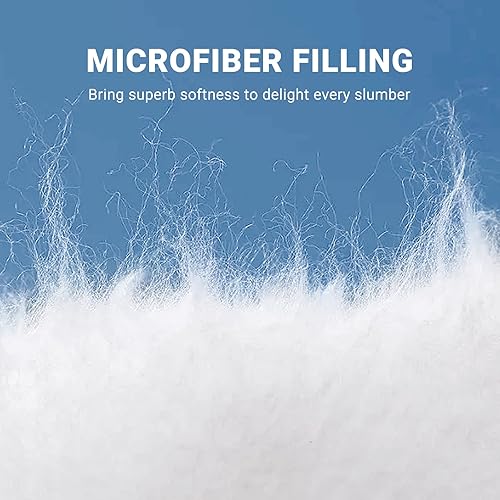 Miniatura 5 de HYMOKEGE Cubrecolchón tamaño individual, protector de colchón grueso acolchado con relleno alternativo de plumón de 900 GSM, cubrecolchón de