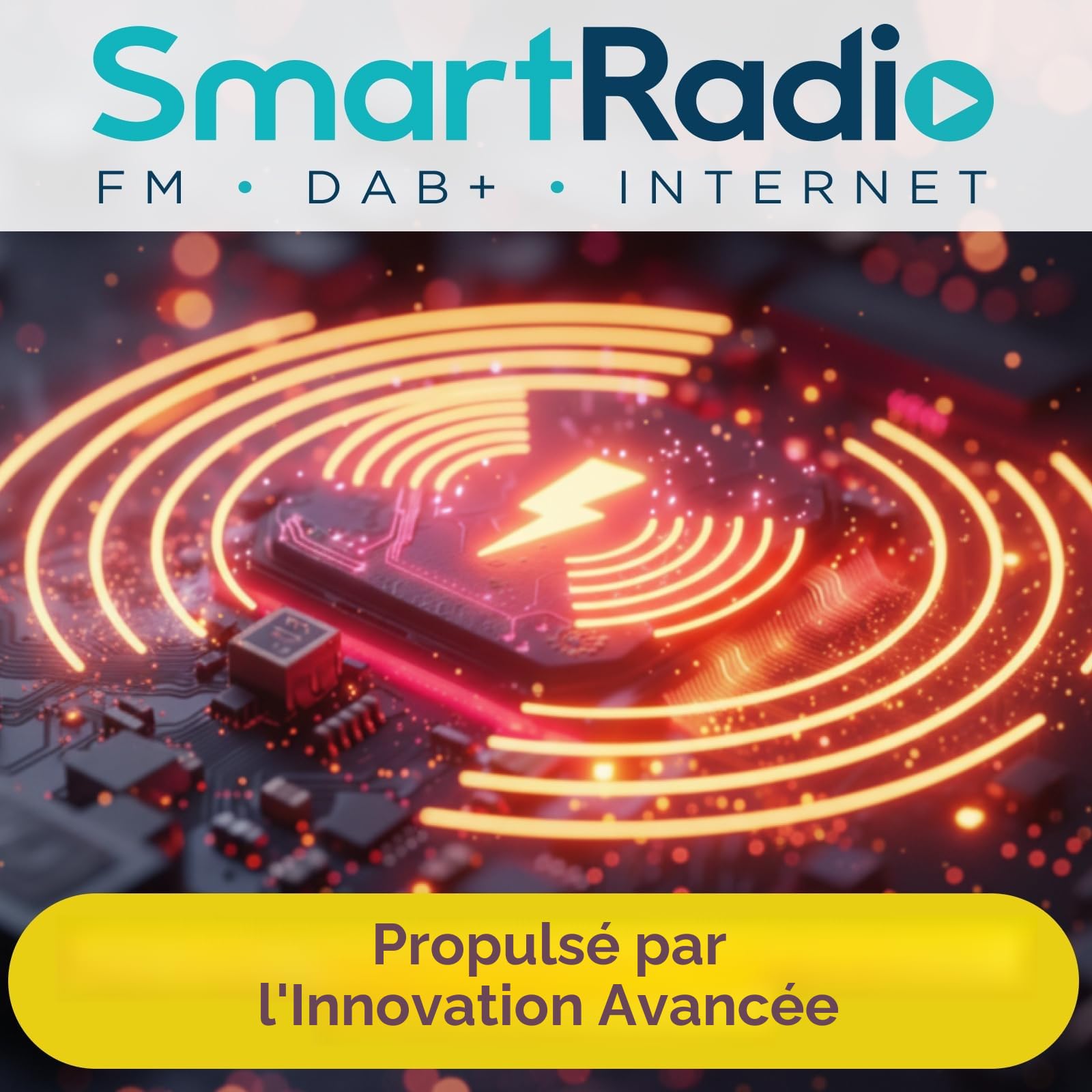 SR20 Radio Internet Stéréo avec Radio Numérique Dab/Dab+,WiFi avec Lecteur de Podcasts,Intelligente avec Bluetooth,FM,de Cuisine Secteur et Batterie,écran Couleur,Alarmes Doubles-Noir