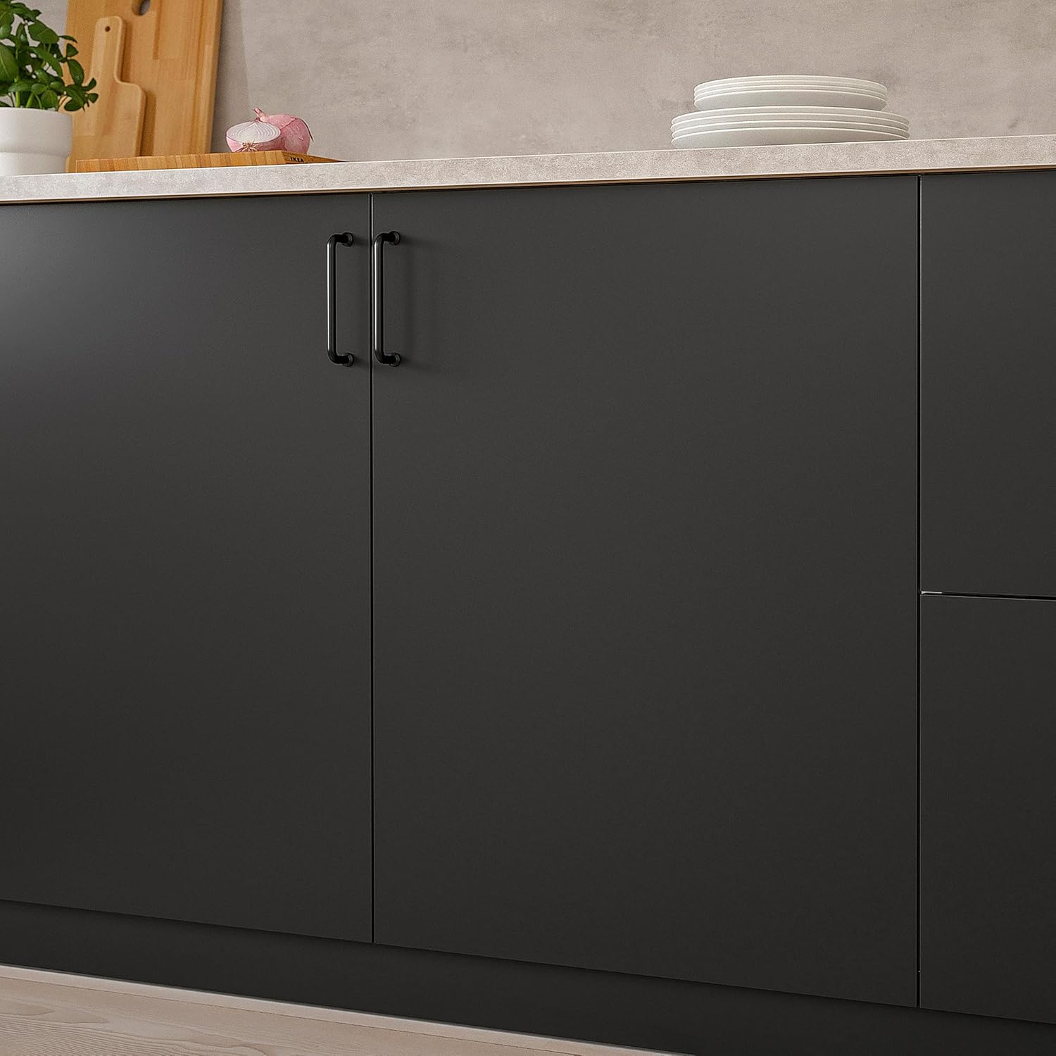 NICKEBO Door, 40x60 cm, matt Anthracite