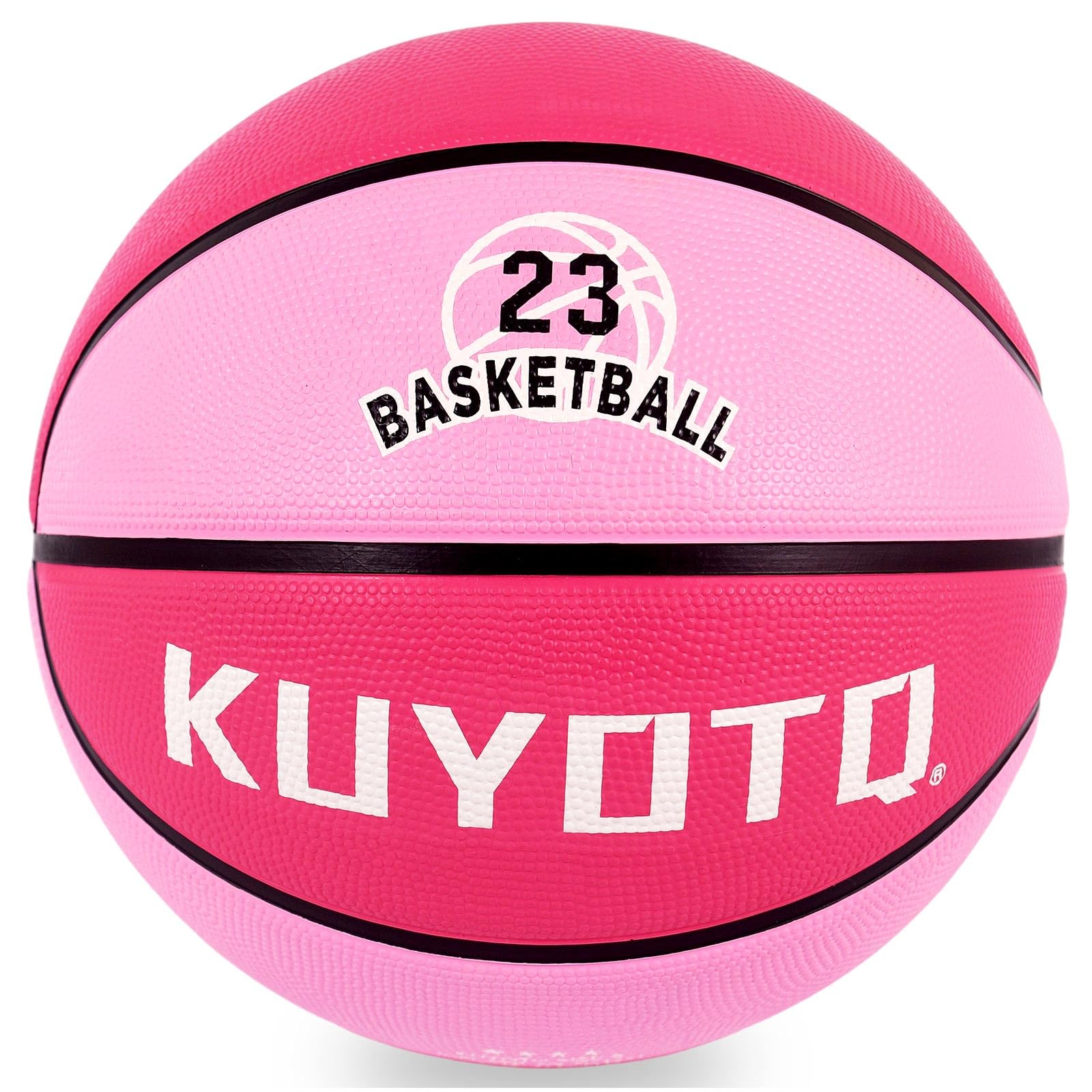 KUYOTQ Kids Toddler Youth Adult Size 3/4/5/6/7 Basketball 22/25.5/27.5/28.5/29.5" Thickened Rubber or Faux Leather Indoor Outdoor Basketball for Boys Girls Womens Mens Basket Ball Gifts