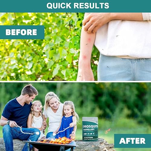 Miniatura 4 de ANEWNICE Repelente de mosquitos para patio, potente disuasorio de mosquitos en interiores, repelente de mosquitos natural para patio, repelente de