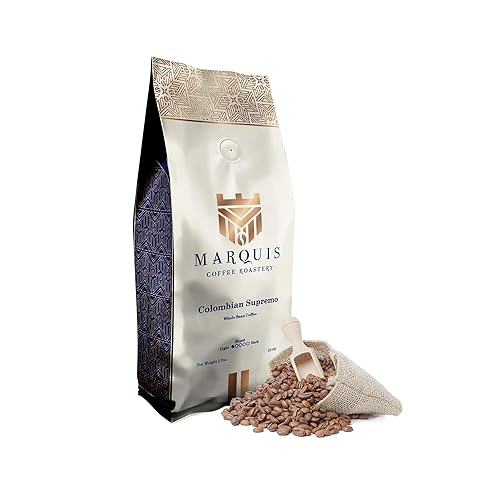 Miniatura 8 de Marquis - Granos de café supremo colombiano, café colombiano rico y atrevido, granos de café frescos con un aroma embriagador, café de grano entero
