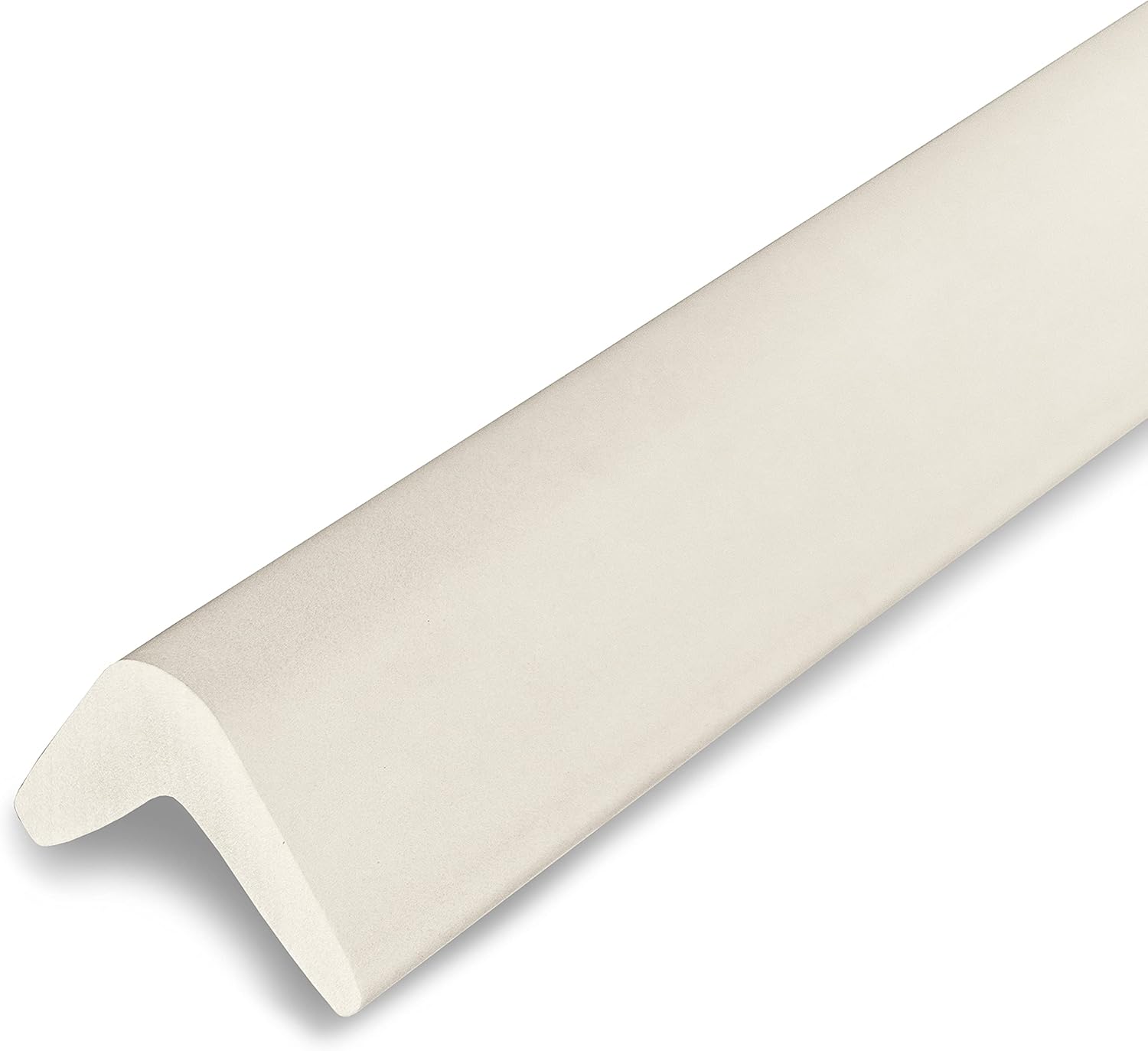 urbanhouse Ultra High-Density Heavy Duty Corner Guard Edge Protector & Bumper for Parking Garages, Workshops and Warehouses - Neutral Off White, 24 Inches - 1 Each
