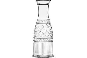 Godinger Vintage Claro Glass Carafe Pitcher - A Nostalgic Touch of Elegance