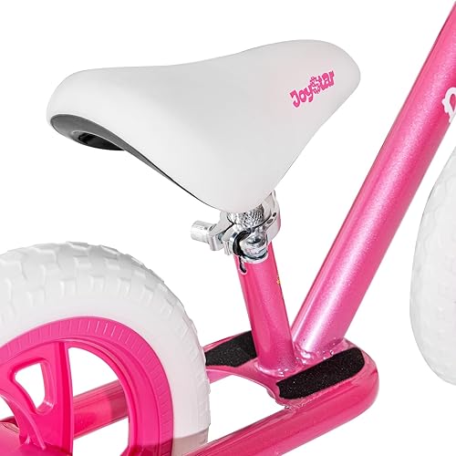 Miniatura 9 de JOYSTAR Bicicleta de equilibrio para niños de 1214 pulgadas para niños de 18 meses a 6 años, bicicletas de equilibrio ligeras con reposapiés y cesta