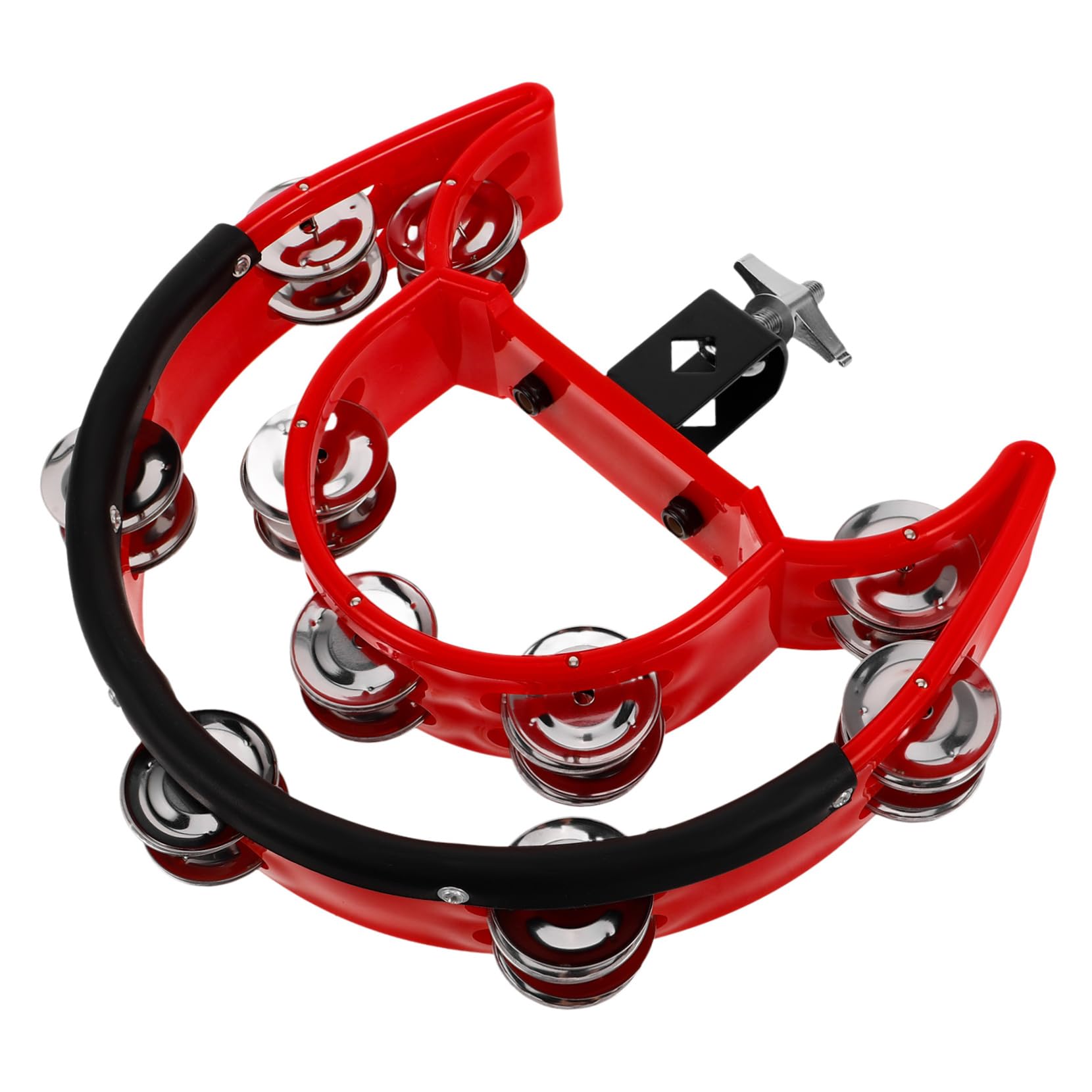 SUPVOX Percussion Tambourine Mount Holder Drum Cymbal Supply with Bright Sound Durable for Professional Musicians