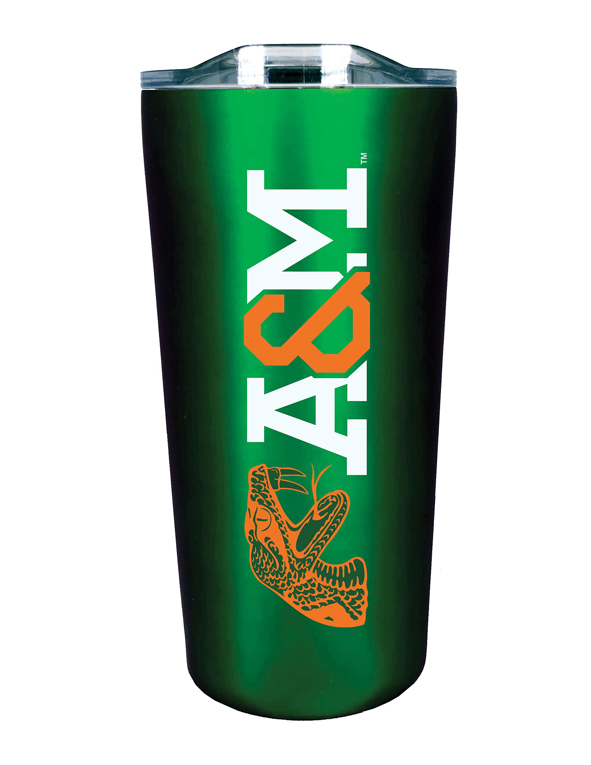 The Fanatic Group Florida A&M Double Walled Soft Touch Tumbler, Design-3 - Green