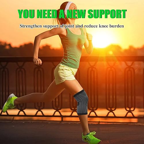 Miniatura 8 de Rodilleras de compresión para mujeres y hombres, protector de rodilla para el dolor de rodilla para proteger las articulaciones, soporte de rodilla