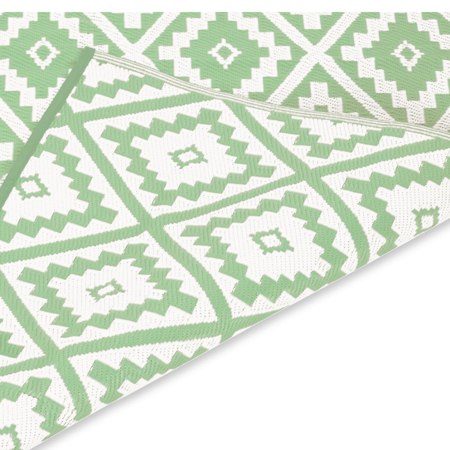 IDMarket - Tappeto esterno Bahamas verde salvia 180 x 280 cm