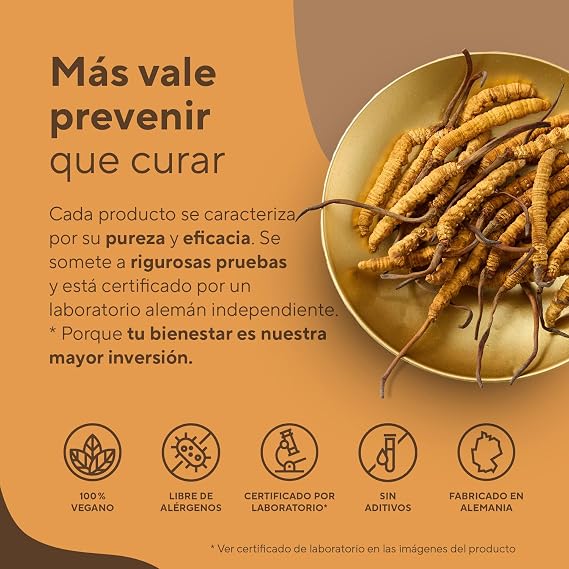 TRUE NATURE Cordyceps Sinensis - High Dose - 19500mg/Day - 270 Capsules