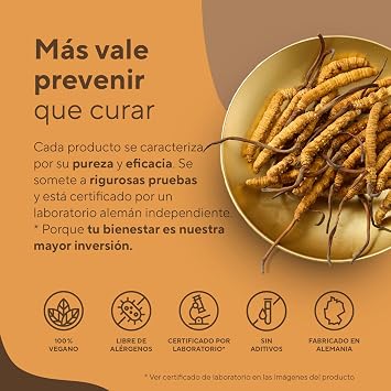 TRUE NATURE Cordyceps Sinensis - High Dose - 19500mg/Day - 270 Capsules